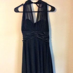 XOXO black halter dress